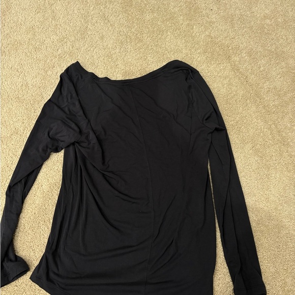 Athleta Black Long Sleeve Tee - Picture 3 of 3